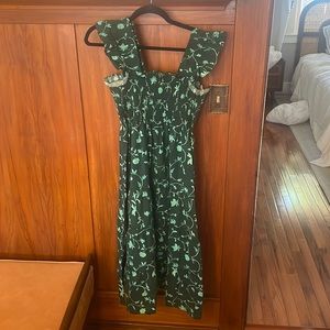 Green vine Hillhouse nap dress